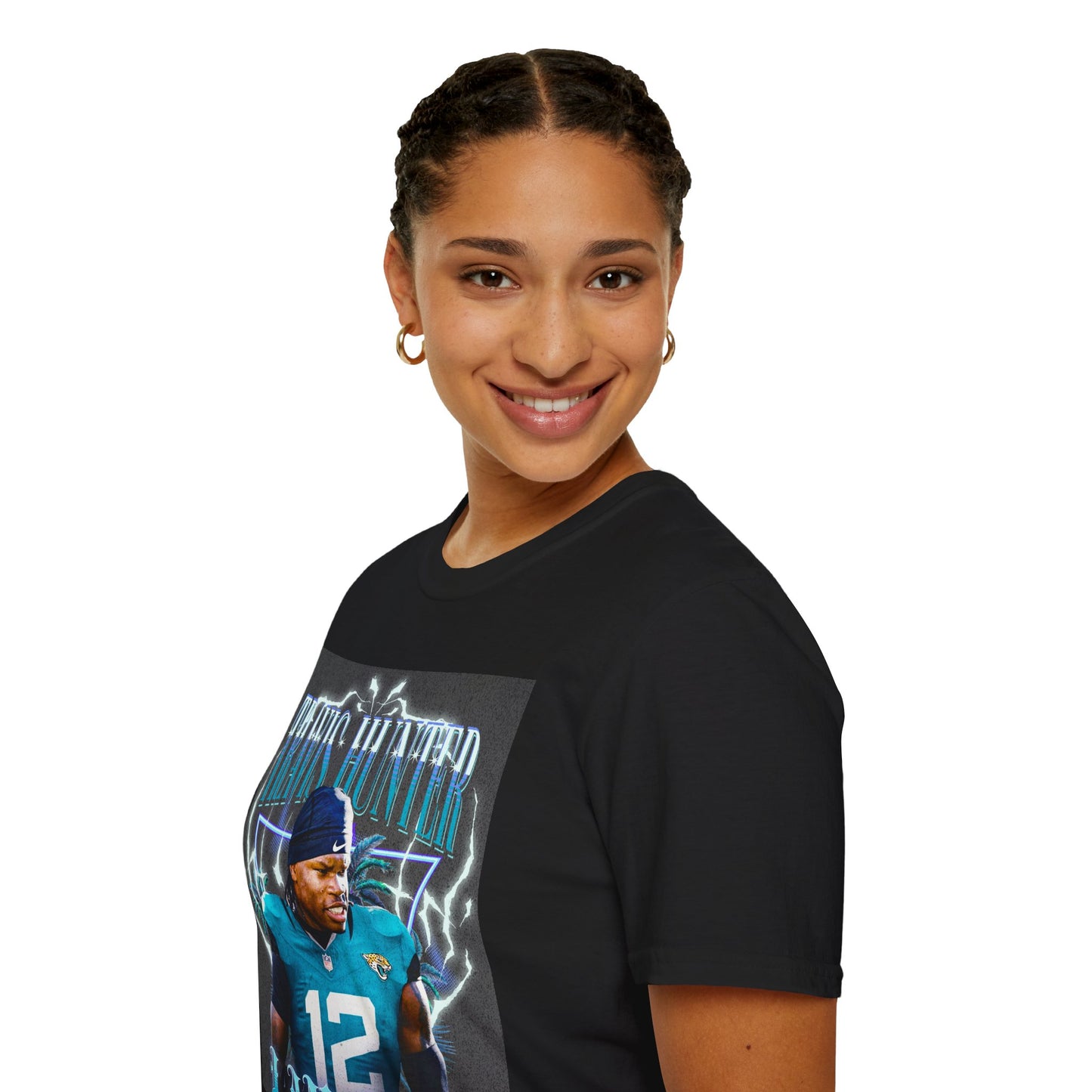 Travis Hunter "I Am Him" Unisex Softstyle T-Shirt - Sports Fan Apparel