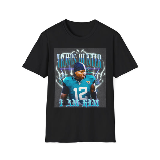 Travis Hunter "I Am Him" Unisex Softstyle T-Shirt - Sports Fan Apparel